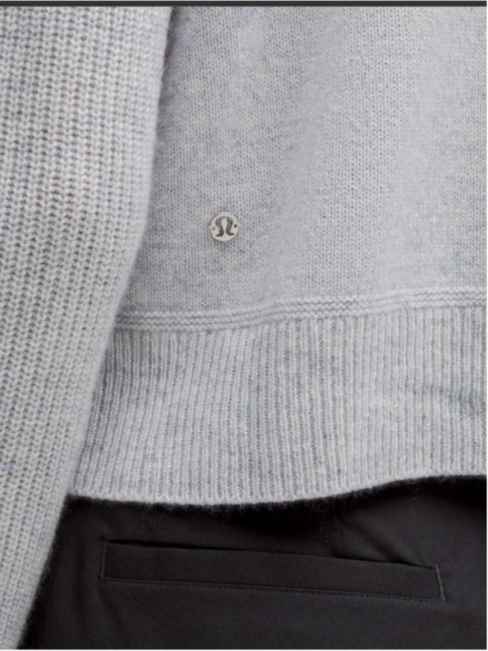 LULULEMON CASHMERE SLIM-FIT CARDIGAN SIZE XL - Picture 3 of 12